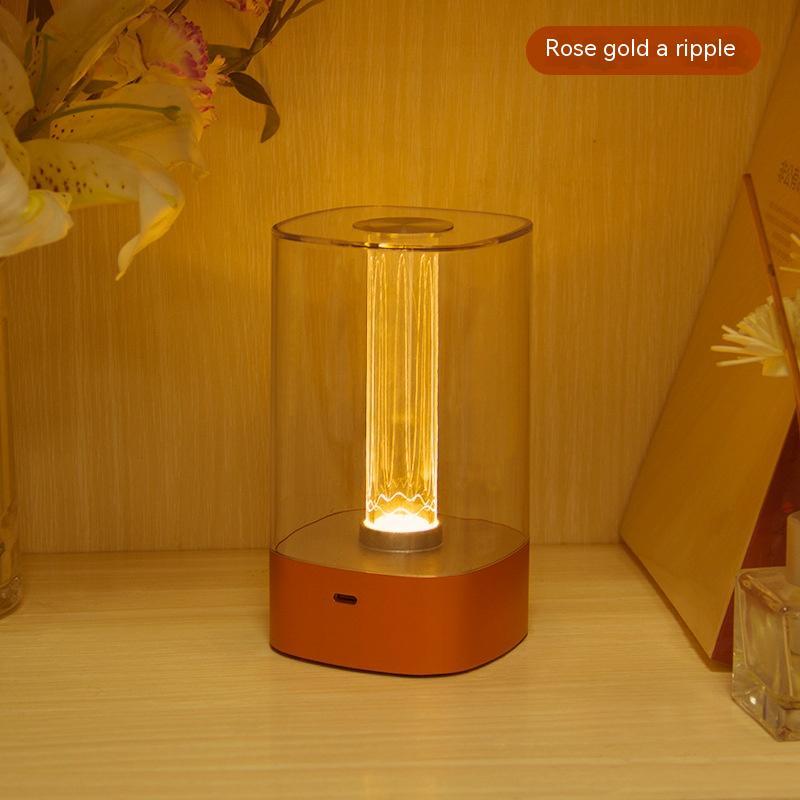New LED Touch Atmosphere Light USB Charging Eye Protection Bedside Bedroom Lamp Bar Restaurant Garden Decoration Night Light Home Decor — view 10