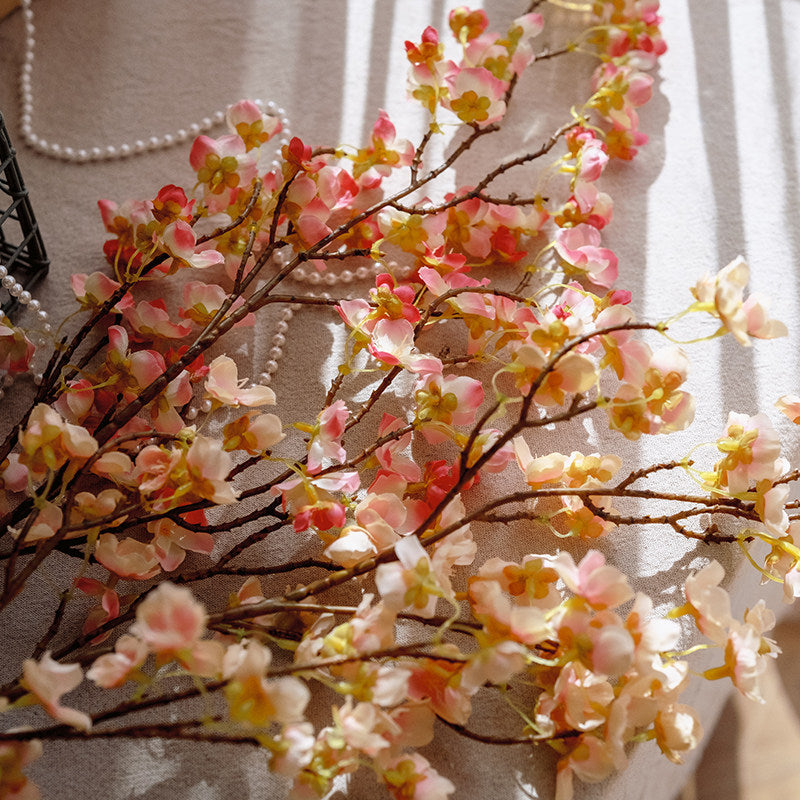 High-end Light-luxury Restaurant Decor Simulated Peach Blossom Branch — view 5
