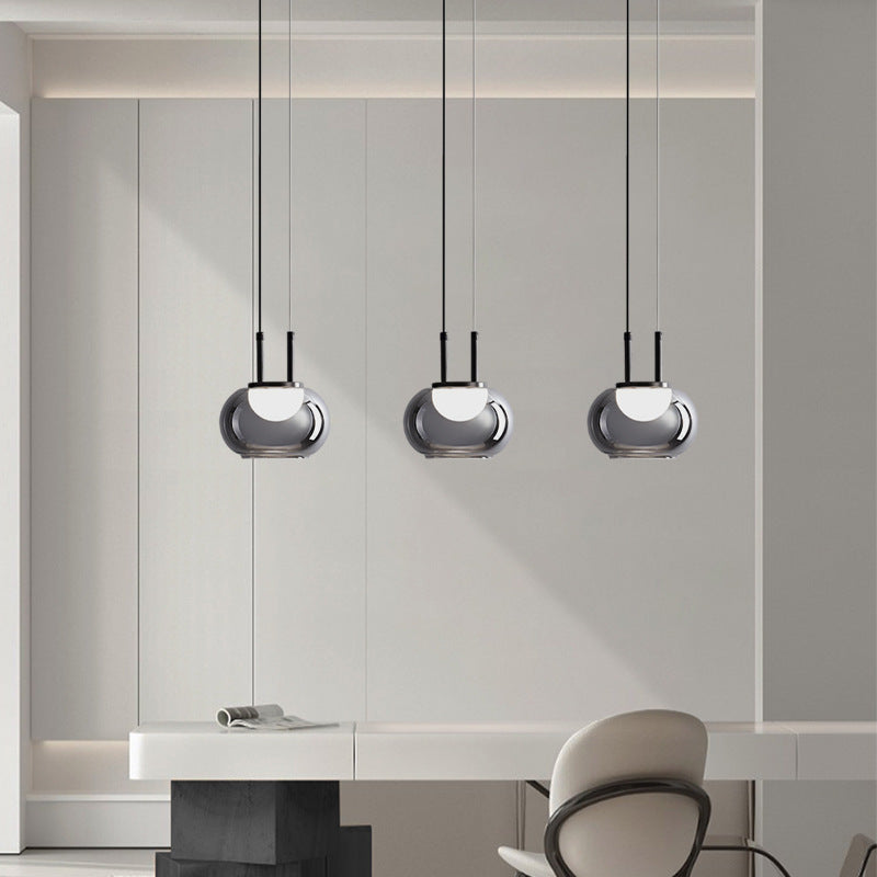 Restaurant Glass Single-head Pendant Light — view 4