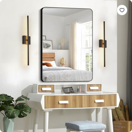 Matte Black LED Wall Sconce — 2-Piece Restaurant Set — view 4