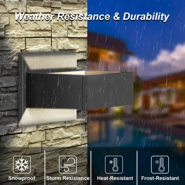 Waterproof Up-Down LED Wall Sconce for Restaurant Entrances — view 5