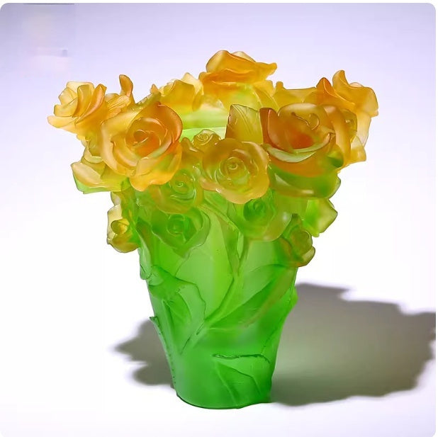 Light-luxury Rose Vase For Living Roomsartistic Floral Arrangement Decor — view 7