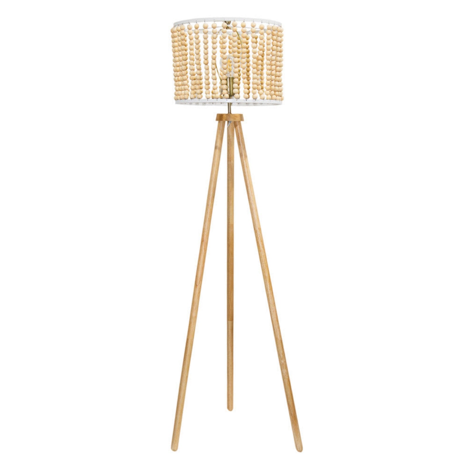 Brillo Natural Tripod Reading Floor Lamp for Restaurant Lounges and Dining Areas — view 4