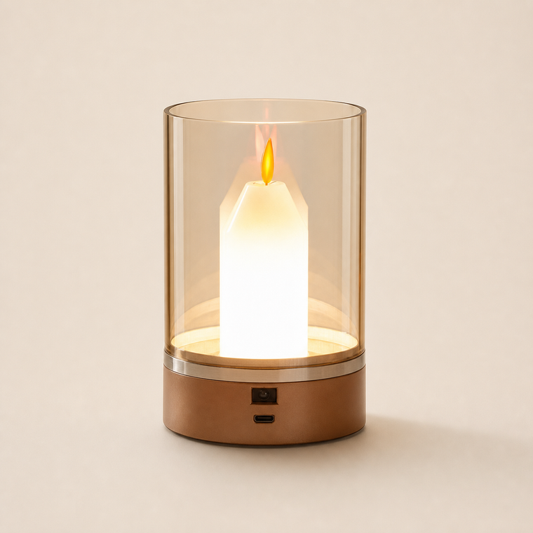 Resto Glow AI product image 2026-08-03 — clean background — Hand-Sweep Sensor Table Lamp for Restaurant Tables