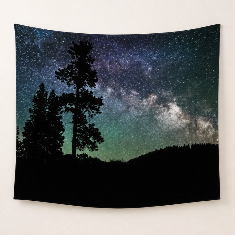 Resto Glow AI product image 2026-08-03 — clean background — Restaurant Feature Wall Tapestry — Design 1