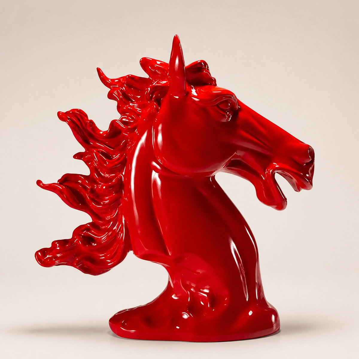 Resto Glow AI product image 2026-08-03 — clean background — Horse Sculpture Restaurant Accent