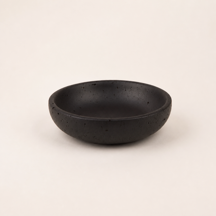 Resto Glow AI product image 2026-08-03 — clean background — Modern Organic Black 20cm Decorative Accent Tray For Host Stand & Tabletop