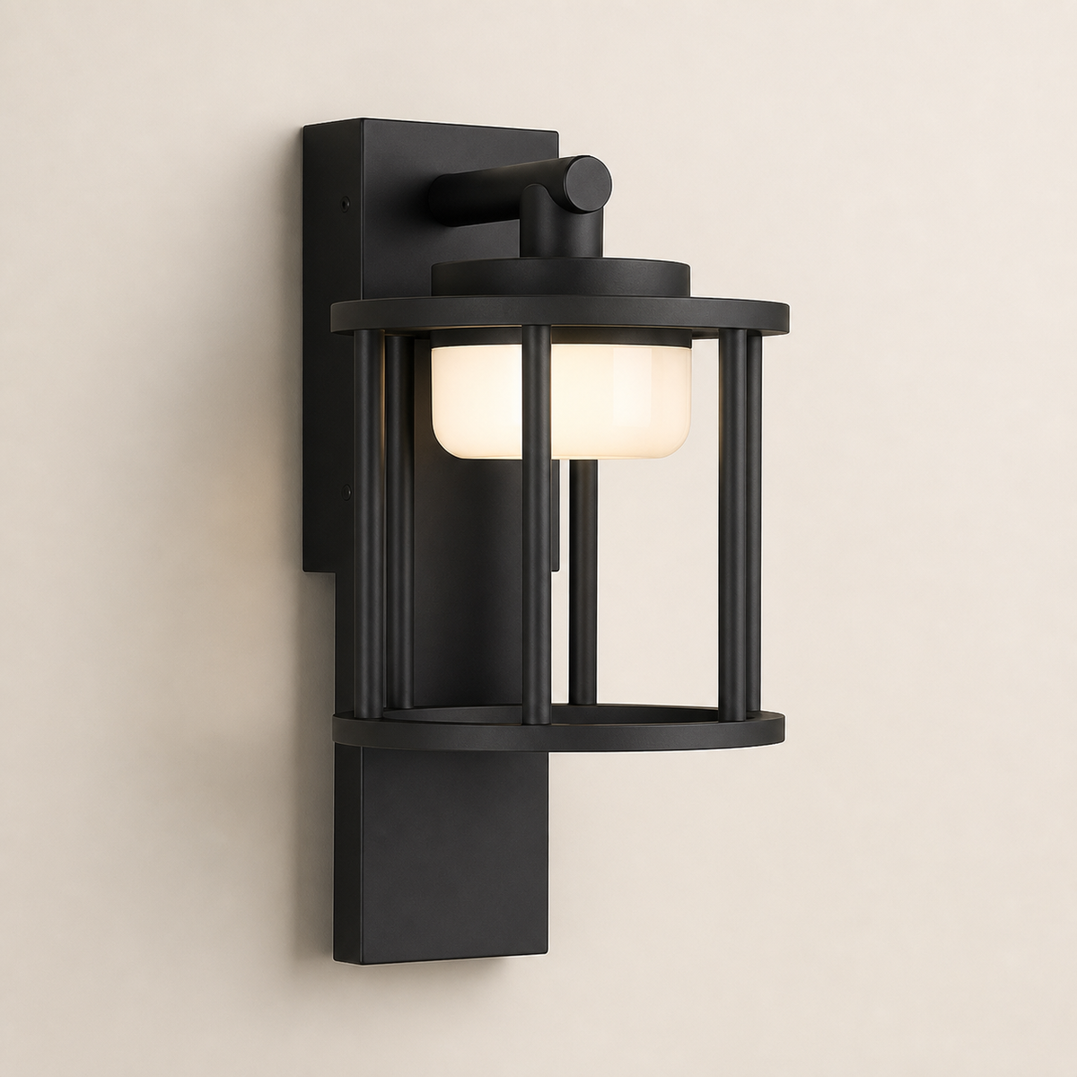 Resto Glow AI product image 2026-08-03 — clean background — Modern Waterproof Replaceable-Bulb Wall Sconce for Restaurant Patios and Garden Entrances