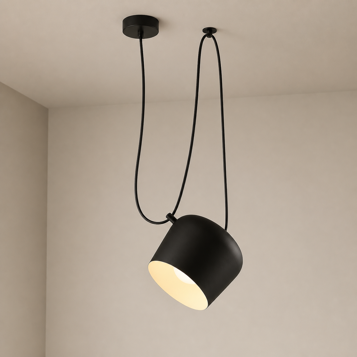 Resto Glow AI product image 2026-08-02 — clean background — Modern Window LED Chandelier for Restaurants