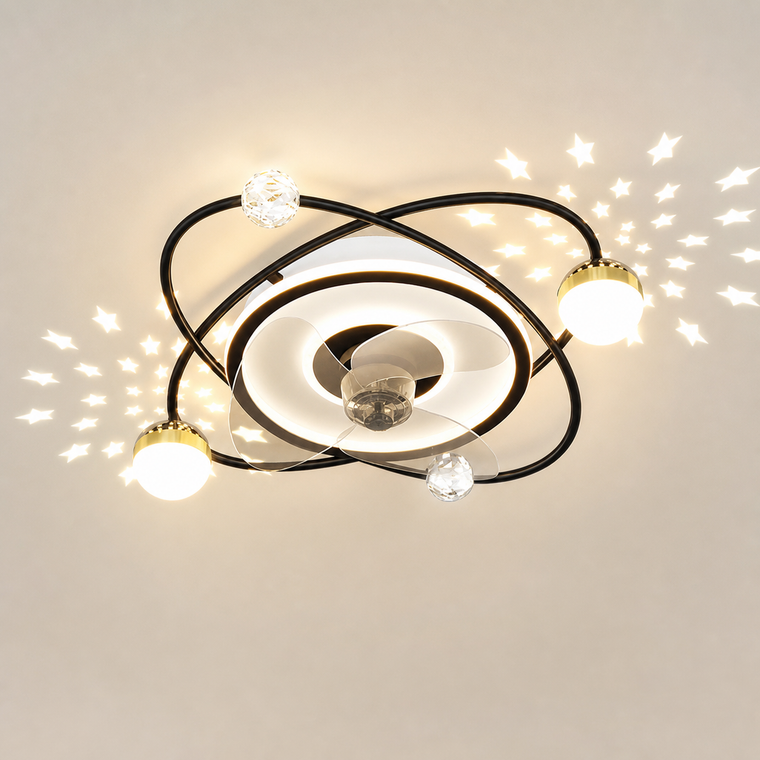 Resto Glow AI product image 2026-08-03 — clean background — LED Restaurant Dining Room Ceiling Fan