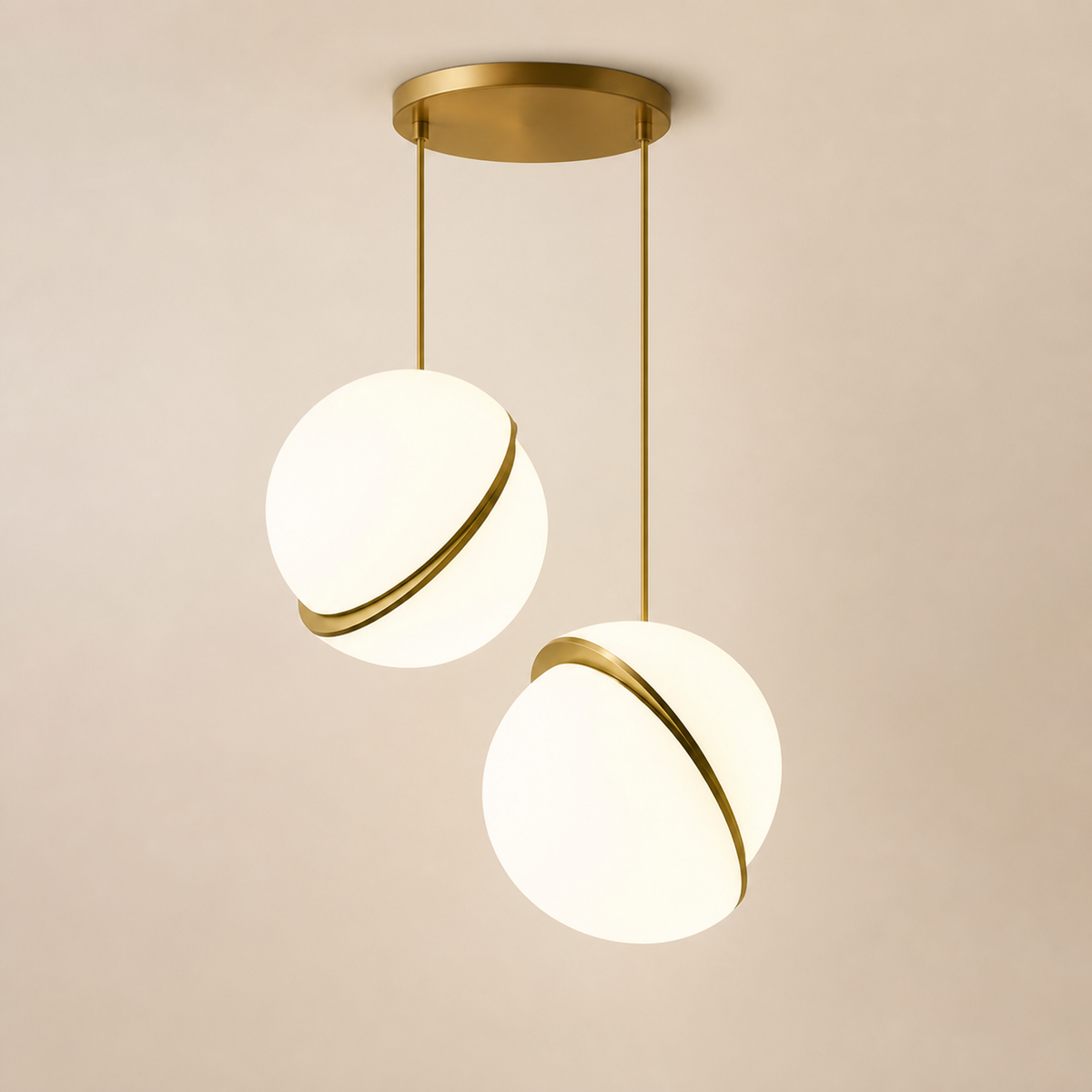 Resto Glow AI product image 2026-08-03 — clean background — Nordic Globe Restaurant Pendant Light