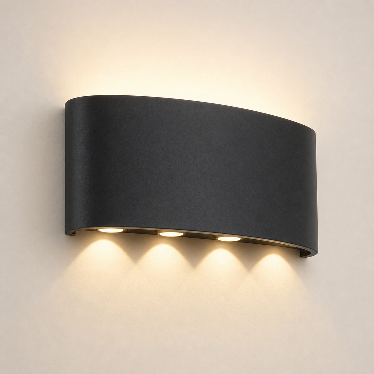 Resto Glow AI product image 2026-08-03 — clean background — Rainproof LED Courtyard Wall Light