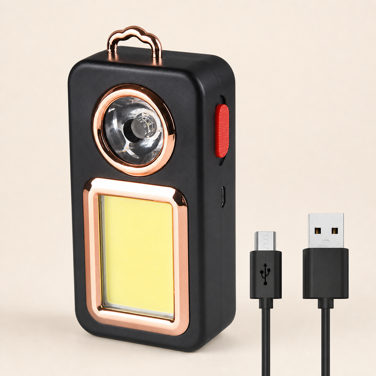 Resto Glow AI product image 2026-08-03 — clean background — Rechargeable Solar LED Lantern — Restaurant Patio Table